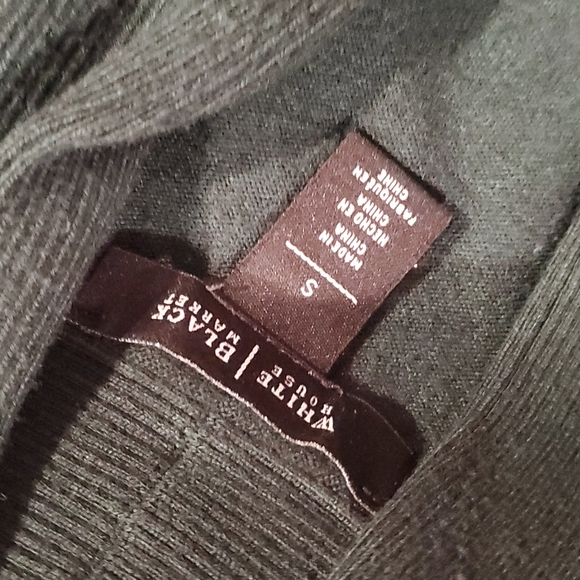 WHBM Hunter Green open mid length cardigan - Picture 9 of 11